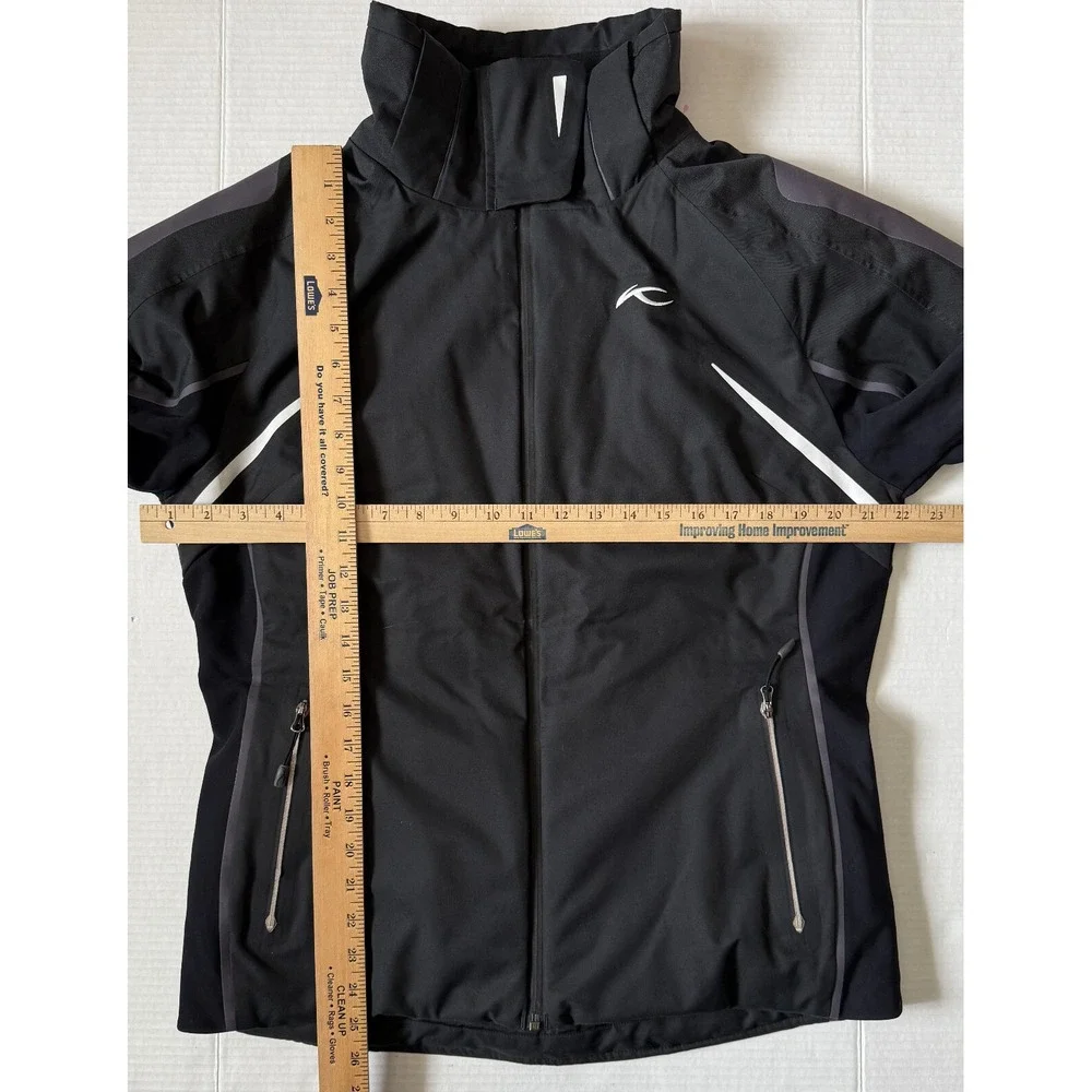 KJUS System - Men's‎ Black Storm Hood Dermizax Primalof Ski Jacket - Size 42